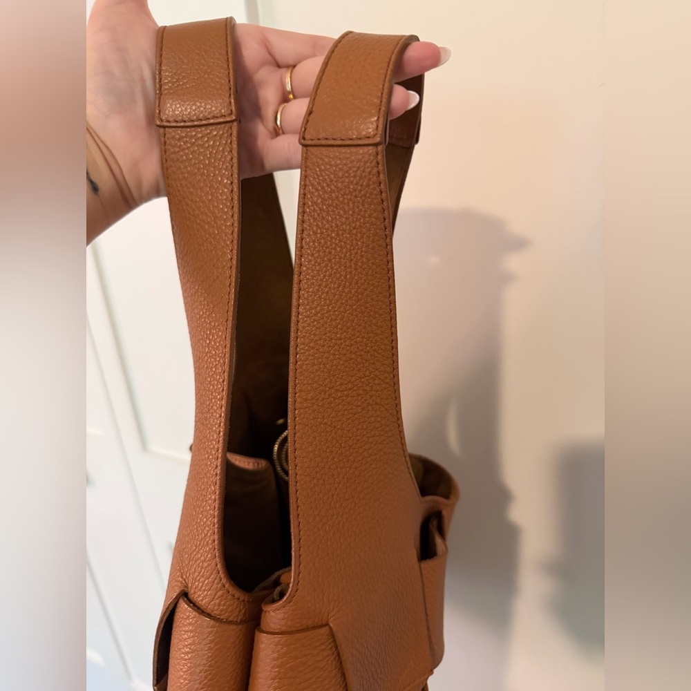 Brown Woven Leather Tote Bag - Picture 5 of 15